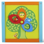 Cub multi activitati - multifunctional 5 in 1, din lemn, Multi-Activity Cube Imaginarium